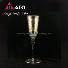 ATO Gold Decal de Champanhe Glass